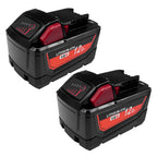 12 Ah Replacement for Milwaukee M18 Battery | Compatible with Milwaukee 48-11-1810 48-11-1820 48-11-1840 48-11-1850 48-11-1828 48-11-1860 18V Cordless Power Tools