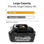 USPECIAL 8Ah Replacement Battery for Makita 18V Battery Compatible with Makita 18V Power Tools and Chargers (4 Pack)