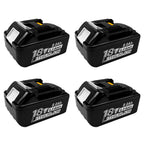 USPECIAL 8Ah Replacement Battery for Makita 18V Battery Compatible with Makita 18V Power Tools and Chargers (4 Pack)