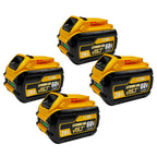 12000mAh Replace Battery for Dewalt 20V/60V Max Batteries 4 Pack Compatible with Dewalt 20V/60V Cordless Power Tools DCB606 DCB609 DCB612 DCB200 DCB206 DCB207