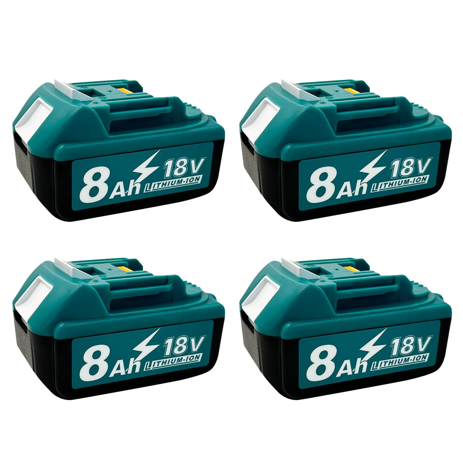 USPECIAL 8Ah Replacement Battery for Makita 18V Battery 4 Pack Compatible with Makita 18V Power Tools and Chargers