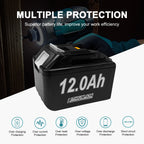 12Ah Replacement Battery for MT 18V Battery Compatible with MT 18V Power Tools and Chargers (2 Pack)
